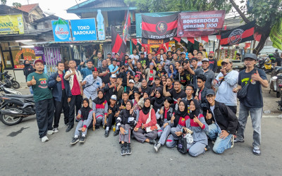 Ekstrakulikuler ANTIK SMKN 5 JAKARTA Berpartisipasi dalam BONSER PEDULI